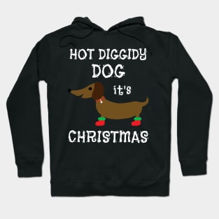 Dachshund Wiener Dog Christmas Design Hoodie